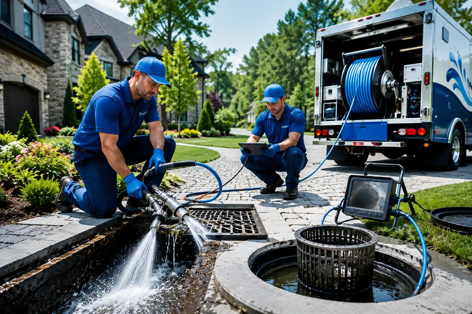 Local outdoor drain cleaning professionals in Owensville, OH