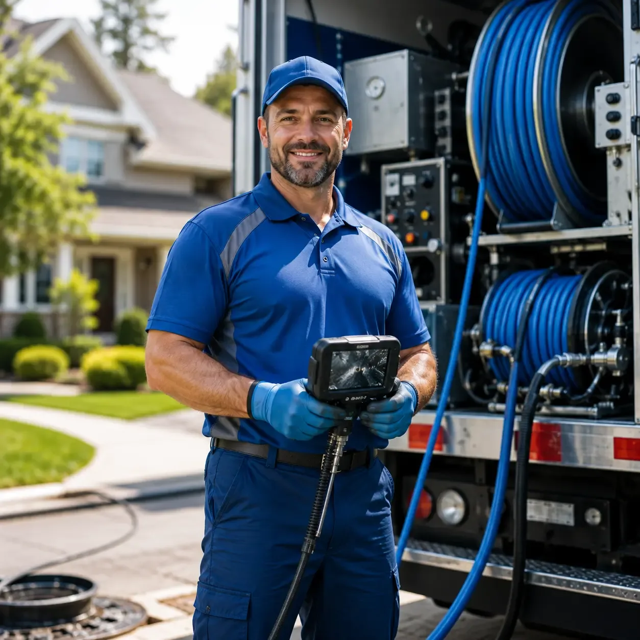 Local outdoor drain cleaning specialists in Owensville, OH